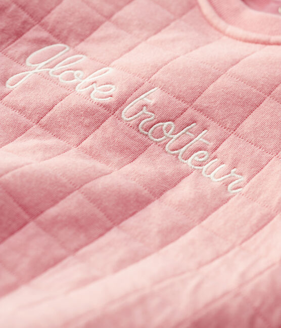 Gestepptes Baby-Kleid für Mädchen rosa CHARME