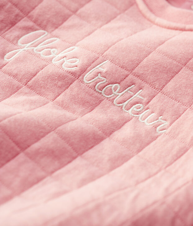 Gestepptes Baby-Kleid f&uuml;r M&auml;dchen rosa