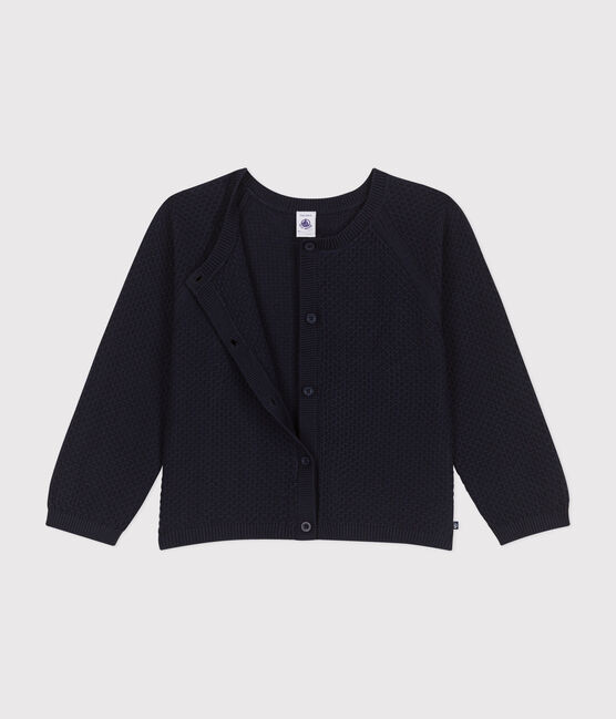 Cardigan aus Baumwolle Kinder/Mädchen blau SMOKING