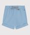 Baby-Shorts aus einfarbiger Baumwolle blau FLO
