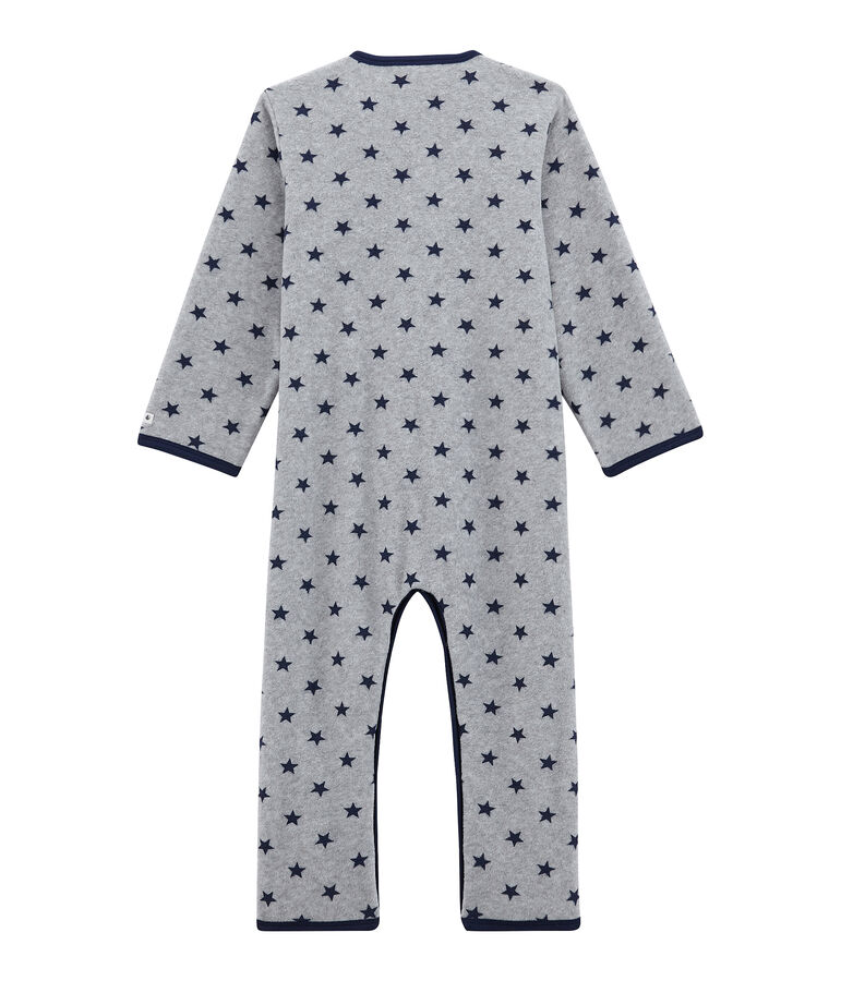 Fleece-Overall f&uuml;r Jungen grau SUBWAY/blau LOGO