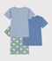 3er-Set kurzärmelige Kinder-T-Shirts aus Baumwolle mit Schafmotiv variante 1