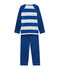 Jungen Schlafanzug blau LIMOGES/grau POUSSIERE