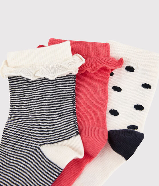 3er-Set Kindersocken für Mädchen variante 1
