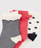 3er-Set Kindersocken für Mädchen variante 1