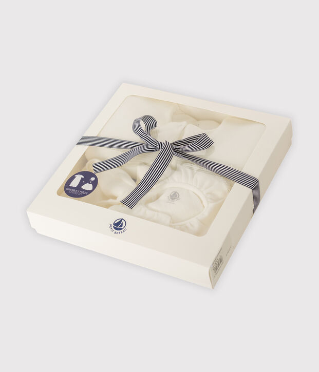 Dreiteiliges Baby-Set aus Doppeljersey vielfarbig