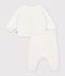 Baby-Set aus Strick mit Jacquardmuster MILK