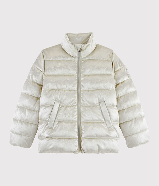 Kinder-Jacke aus Samt für Mädchen grau ARGENT