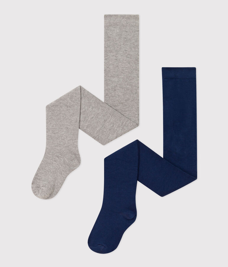 2er-Set Kinderstrumpfhosen aus Baumwolle f&uuml;r M&auml;dchen vielfarbig