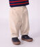 Baby-Hose aus einfarbigem Feincord naturfarben