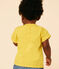 Kurzärmeliges Baby-T-Shirt aus leichtem Jersey gelb NECTAR