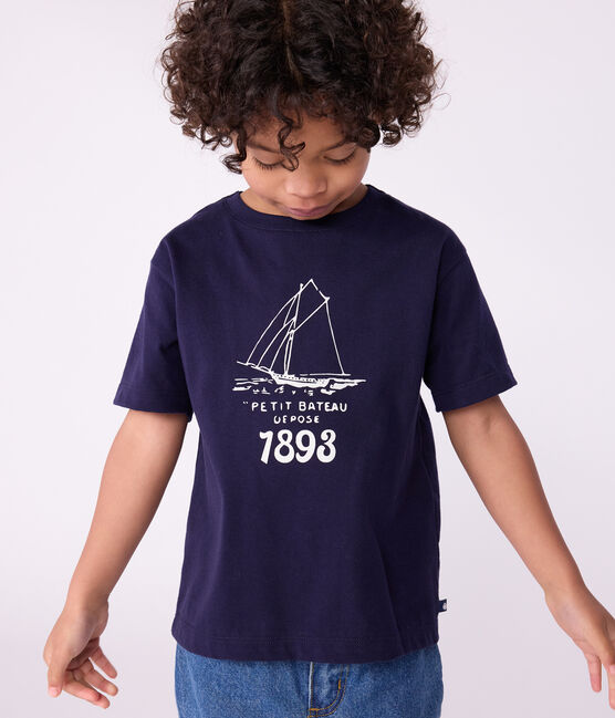 Kurzärmeliges Kinder-T-Shirt mit Muster SOIR