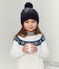 Kinder-Pullover Mädchen weiss MARSHMALLOW/weiss MULTICO
