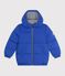 Einfarbige Kinder-Winterjacke blau