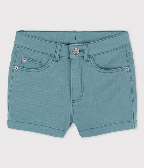 Denim-Shorts für Mädchen grün BRUT