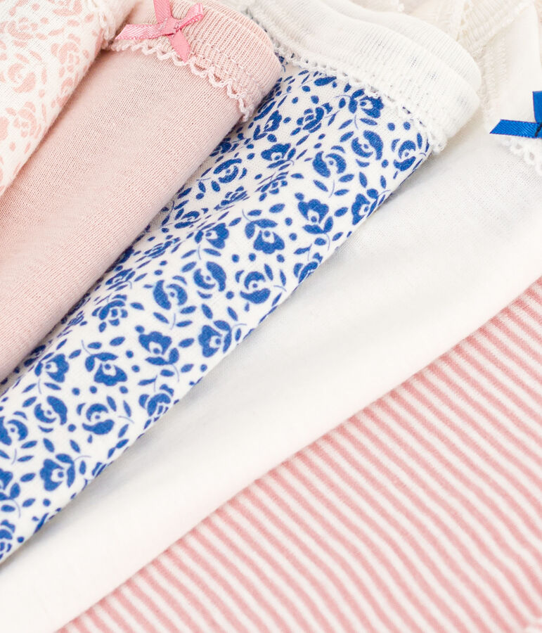 5er-Set gebl&uuml;mte Tr&auml;gerbodys aus Baumwolle f&uuml;r Babys variante 1