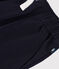 Kinder-Shorts aus Baumwoll-Twill und Leinen blau SMOKING