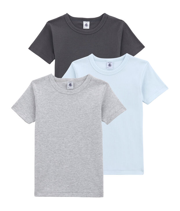 Jungen Kurzarmshirts im 3er-Set vielfarbig