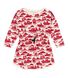 Langärmeliges bedrucktes Kinderkleid aus Molton für Mädchen