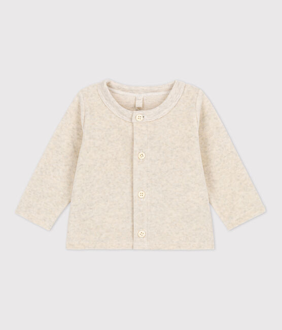 Baby-Cardigan aus Baumwollnicki beige MONTELIMAR CHINE