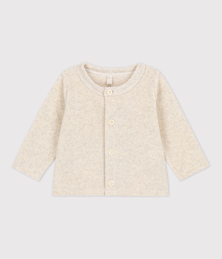 Baby-Cardigan aus Baumwollnicki beige