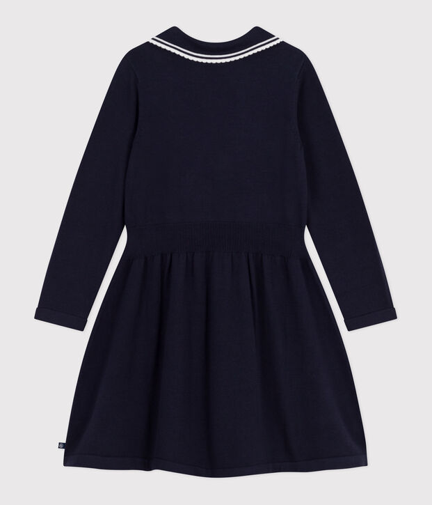 Lang&auml;rmeliges Kinder-Kleid aus Baumwolle SMOKING
