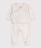 Baby-Set aus einfarbiger Baumwolle mit Bruststickerei MONTELIMAR CHINE