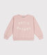 Kinder-Sweatshirt aus Molton für Mädchen