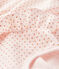 Ärmelloses Baby-Strickkleid für Mädchen rosa FLEUR/rosa COPPER