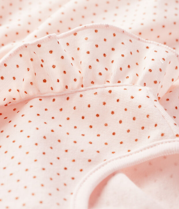 &Auml;rmelloses Baby-Strickkleid f&uuml;r M&auml;dchen rosa/rosa