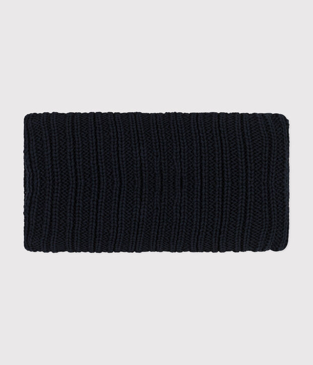 Baby-Schlauchschal aus Strick mit Fleece-Futter SMOKING