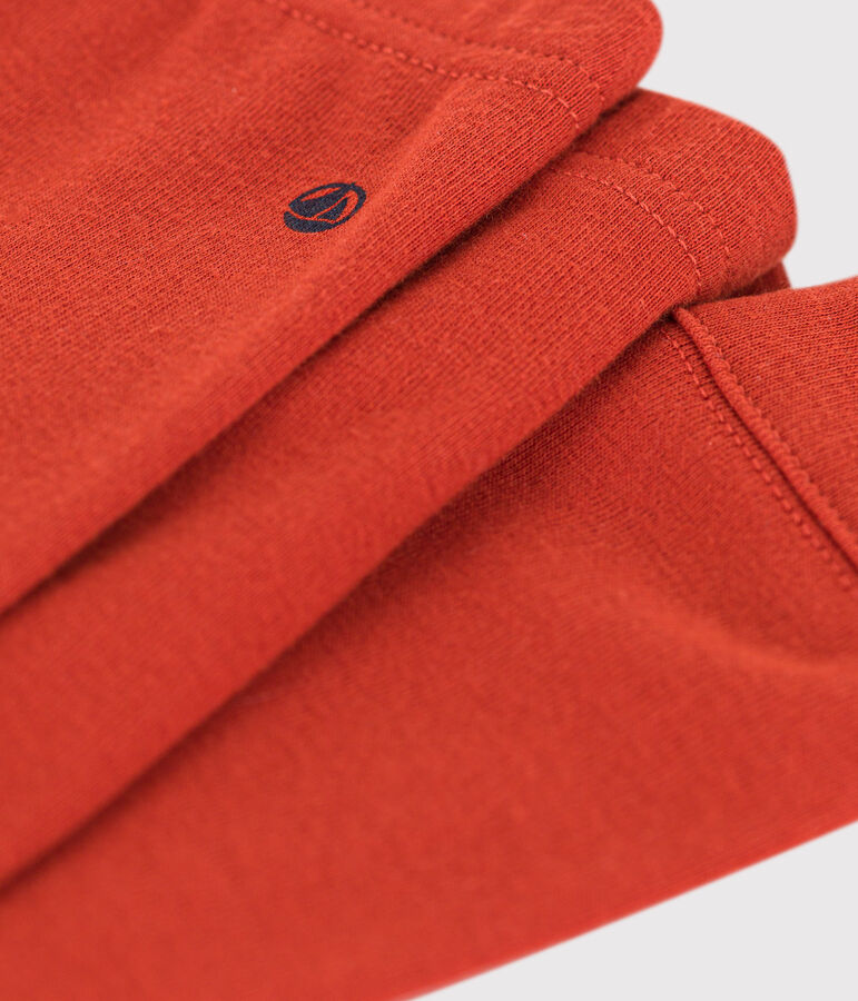 Einfarbige Baby-Leggings aus Baumwolle rot