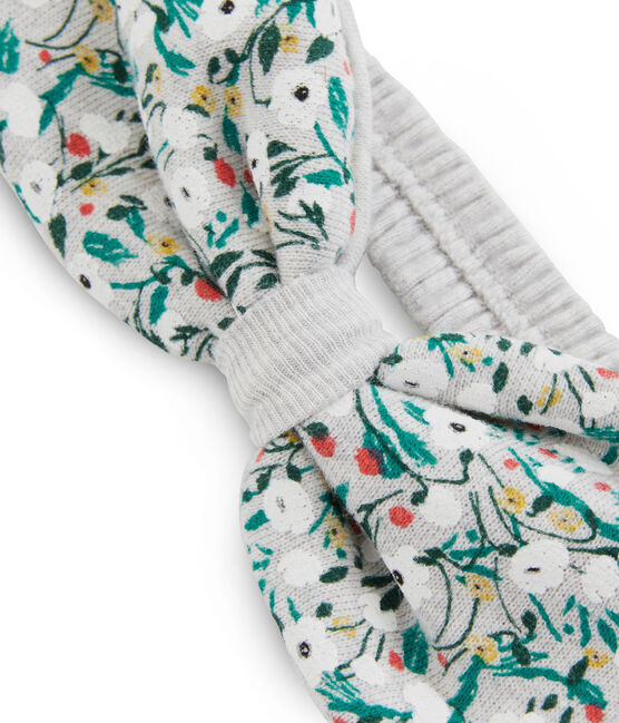 Baby-Haarband für Mädchen grau BELUGA/weiss MULTICO