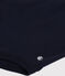 Kurzärmeliger Baby-Body mit Polokragen aus Baumwolle blau SMOKING