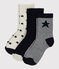 3er-Set Kindersocken variante 1