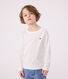 Langärmeliges Kinder-T-Shirt aus Rippstrick für Mädchen und Jungen