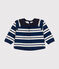 Baby-Sweatshirt aus dickem Jersey blau MEDIEVAL/ MONTELIMAR