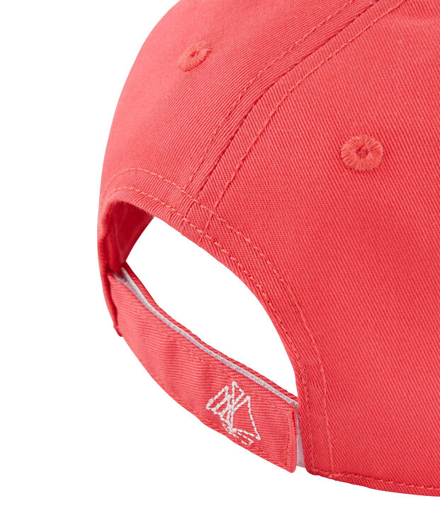 Kinderschirmm&uuml;tze aus Twill f&uuml;r M&auml;dchen rosa