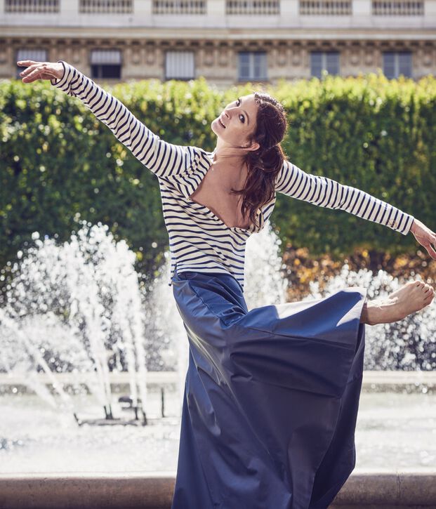 Damenrock Petit bateau x Marie-Agn&egrave;s Gillot blau