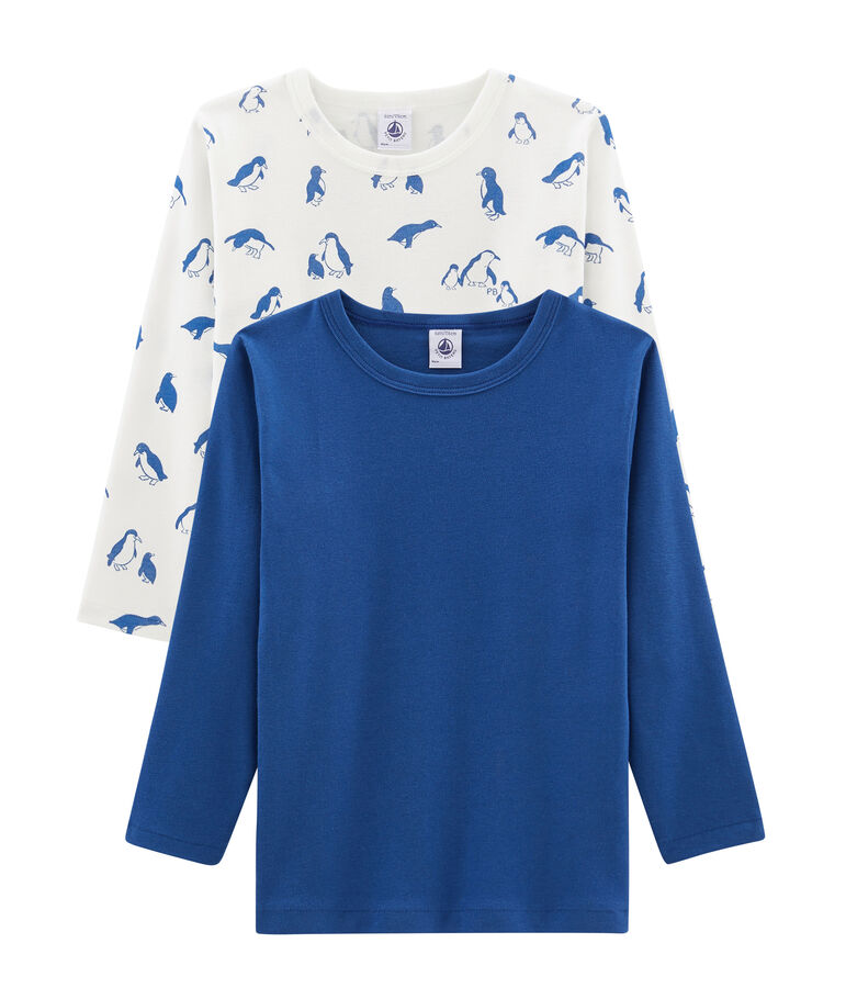 2er-Set lang&auml;rmlige T-Shirts f&uuml;r kleine Jungen vielfarbig