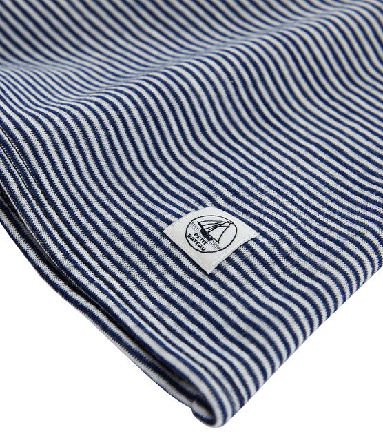 Extra warmes langärmliges T-Shirt für Damen blau SMOKING/weiss MARSHMALLOW