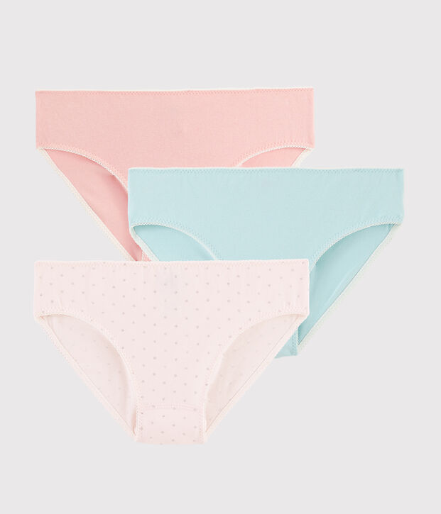 Set mit 3 paillettenbesetzten H&ouml;schen f&uuml;r M&auml;dchen vielfarbig