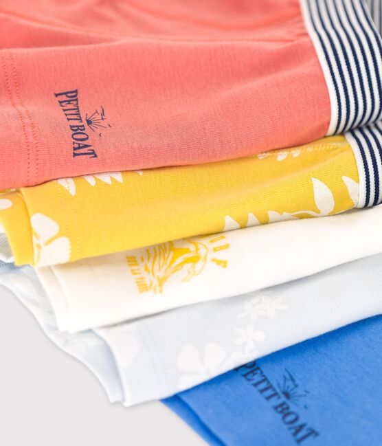 5er-Set Boxershorts aus Baumwolle mit Hawaiimuster für Jungen variante 1