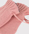 Baby-Fäustlinge mit Fleecefutter rosa SALINE