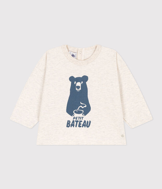 Lang&auml;rmeliges Baby-T-Shirt aus Jersey MONTELIMAR CHINE