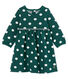 Langärmeliges gepunktetes Babykleid für Mädchen