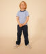 Gestreiftes Jungen-T-Shirt aus leichtem Jerseystoff
