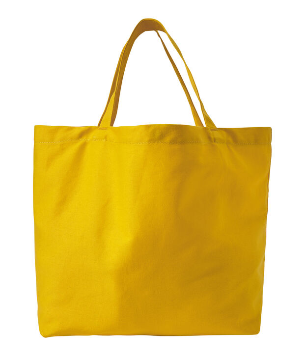 M&auml;dchen-Shopper aus Canvas gelb