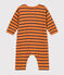 Langer Baby-Overall aus Bouclé-Frottier ECUREUIL/ SMOKING