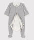 Baby-Bodyjama aus Baumwolle mit Streifen